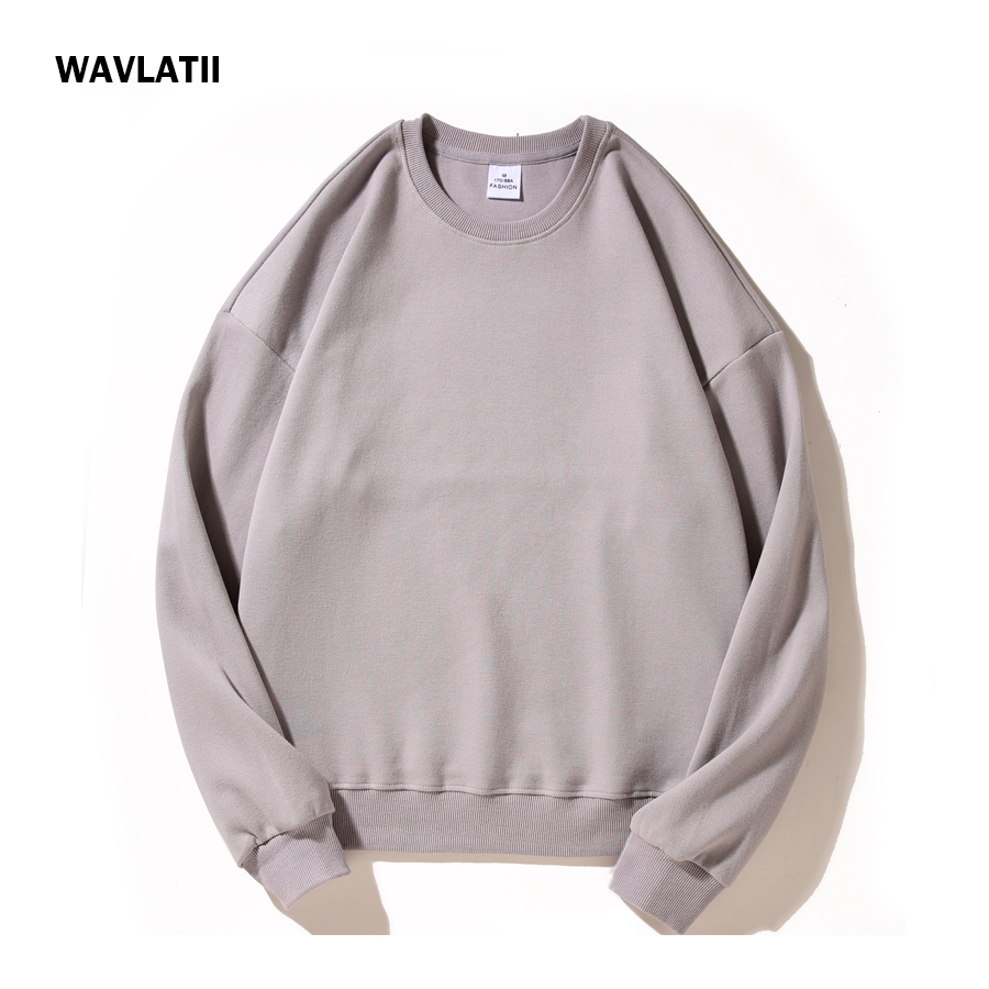 WAVLATII Kaus Kebesaran Baru W - Hoodie Women Oversized ulasan dan harga