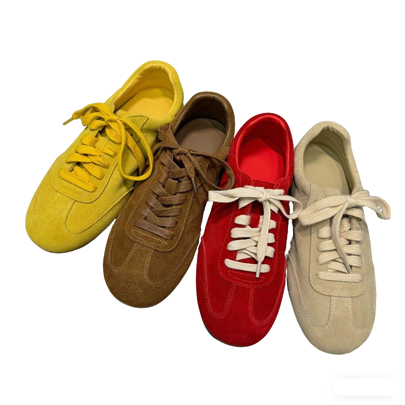 NORAZORA Sepatu Wanita Kulit S - Women'S Yellow Fashion Sneakers ulasan dan harga