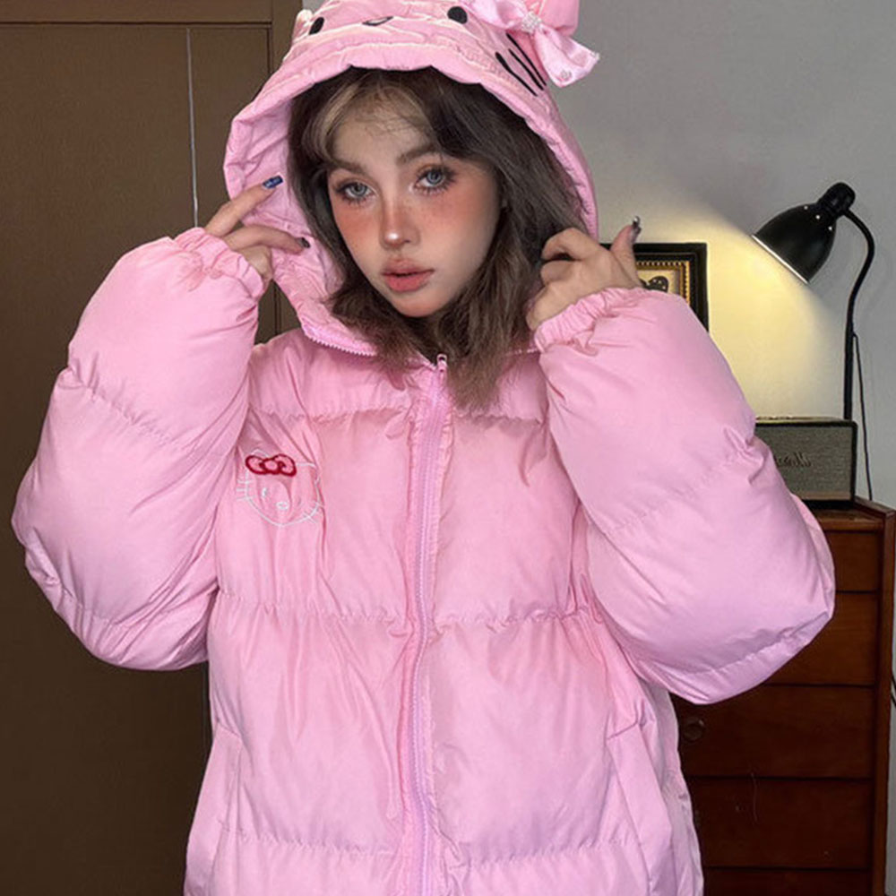Jaket Katun Manis dan Imut Gay - Women'S Fashion Jackets ulasan dan harga