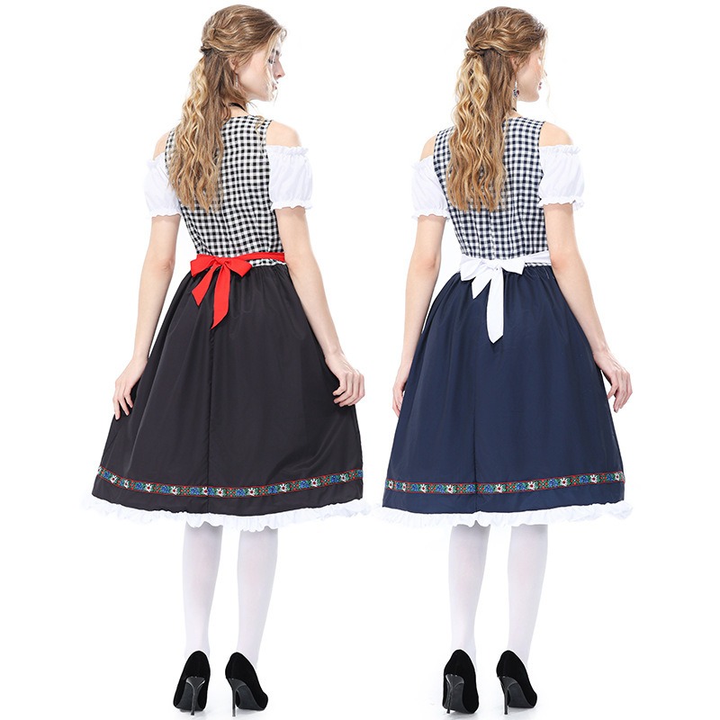 Kostum Dirndl Bavaria Jerman u - Off Shoulder Top ulasan dan harga